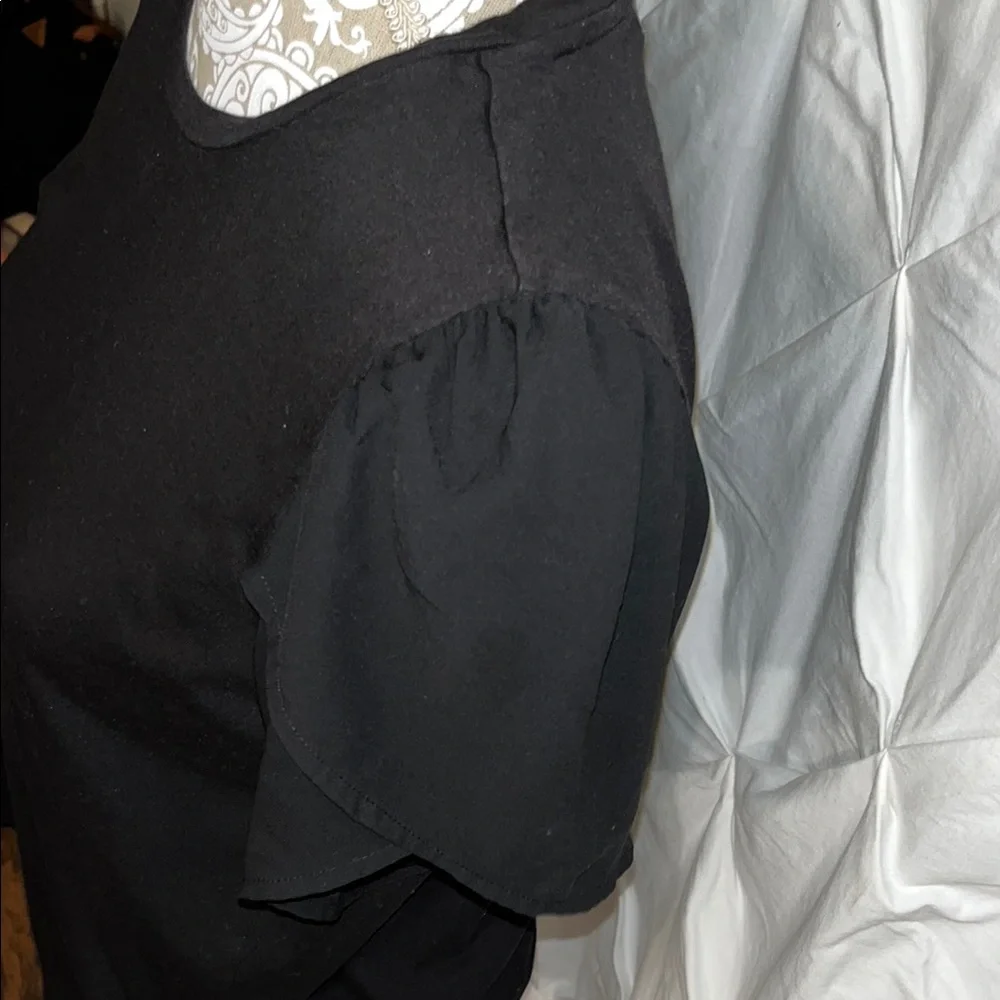 Michael Kors Black Crew Neck Tee - Picture 7 of 10